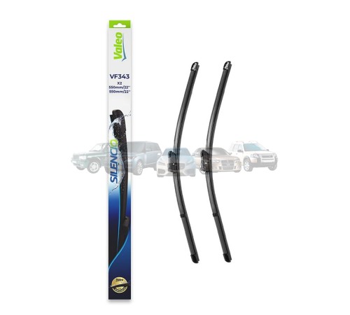 Комплект щеток стеклоочистителя Defender L663 LR162053 x 2 - 574743 Valéo