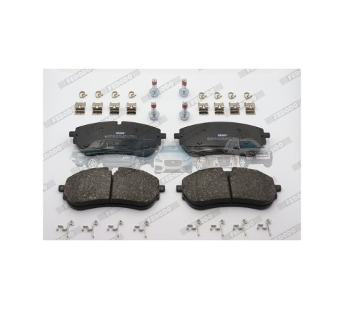 Комплект тормозных колодок передних Discovery Sport Range Rover Evoque LR174900 Ferodo