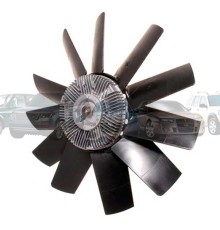 Вискомуфта в сборе с крыльчаткой 2.5TD Range Rover PGG101290