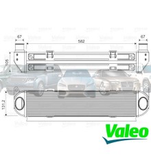 Интеркулер наддува Range Rover Sport 2.7 PML500031 Valéo