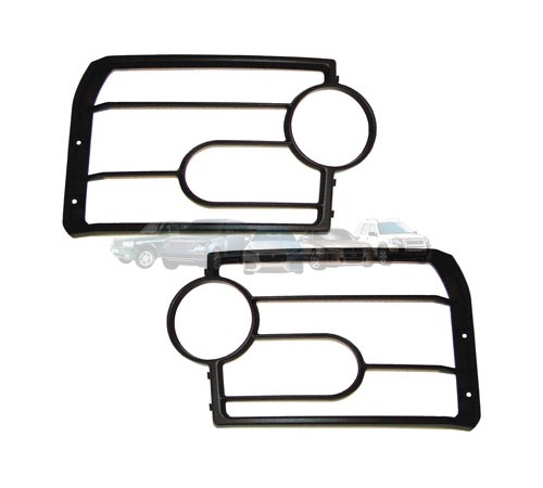 Комплект решеток защитных фар передних Discovery 3 VUB501200